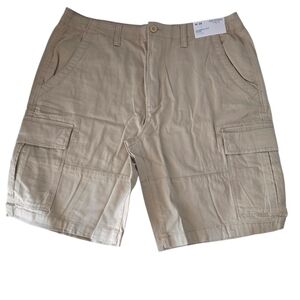 Arizona Jean Company Mens Tan/Beige Color Shorts Size 38 100% Cotton